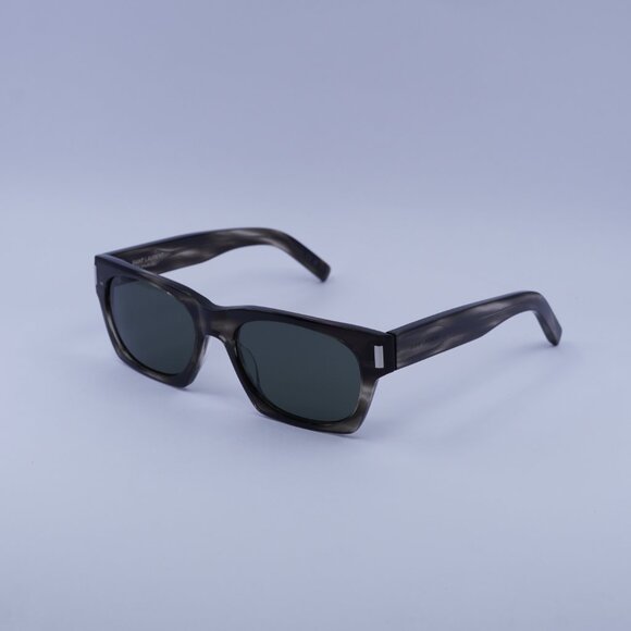 Saint Laurent SL402 017 Sunglasses Havana Square Frame, Grey Lenses - Picture 10 of 13